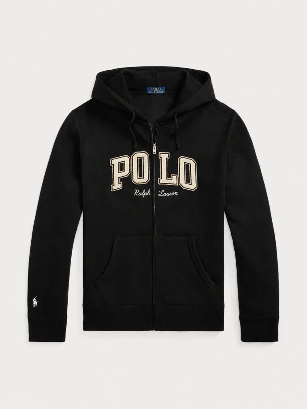 New Ralph Lauren Logo Fleece FullZip Hoodie Size XLarge